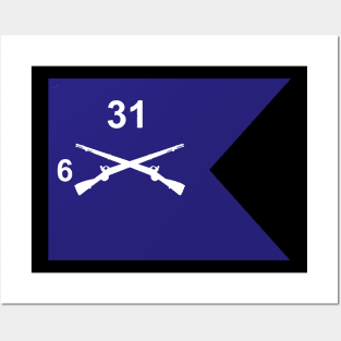 Guidon - 6th Bn 31st Infantry Posters and Art